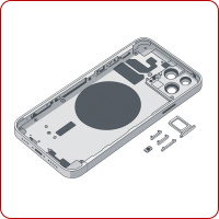 Apple iPhone XS Max Backcover mit Rahmen